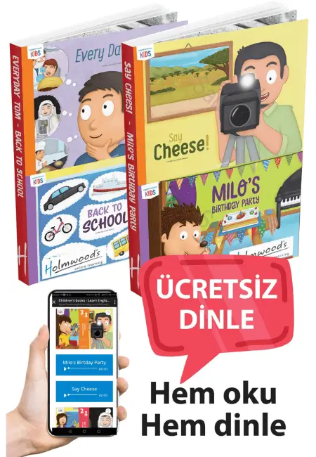 Çocuklar İçin İngilizce Hikaye Kitabı Seti