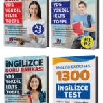İngilizce 3'lü Soru Bankası ve 1300 Test Kitabı