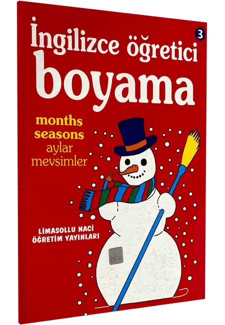 İngilizce Öğretici Boyama Kitabı - Months-Seasons/Aylar-Mevsimler