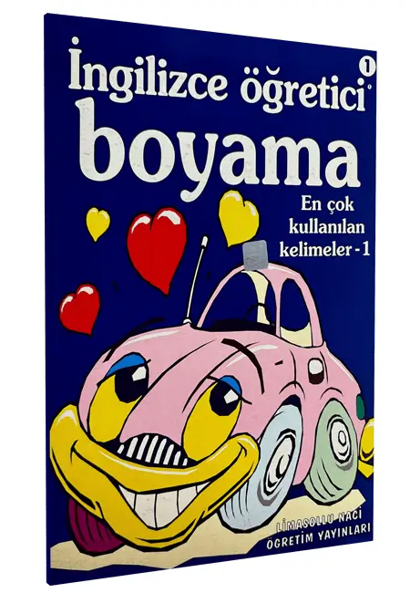 İngilizce Öğretici Boyama Kitabı- En Çok Kullanılan Kelimeler-1