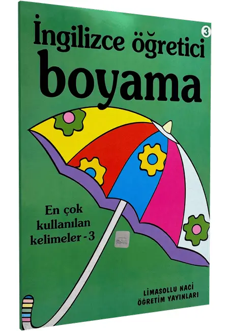 İngilizce Öğretici Boyama Kitabı - En Çok Kullanılan Kelimeler-3
