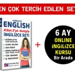İngilizce Eğitim Seti + Online İngilizce Kursu
